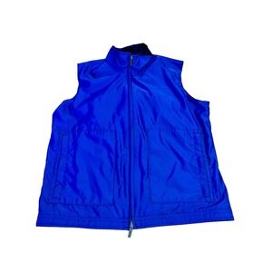 Women’s Ralph Lauren Golf Blue Vest Windbreaker Jacket Small